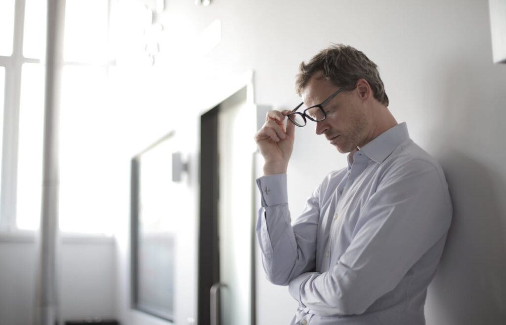 Confident professional leader in office setting