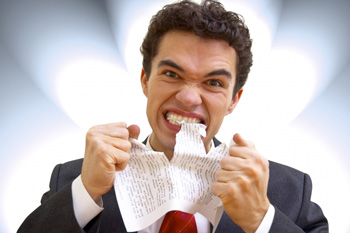 Stressed executive unable to switch off, mind racing
